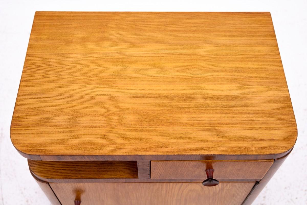 Pair of Art Deco tables, Poland 1950s. After renovation. In Good Condition In Chorzów, PL