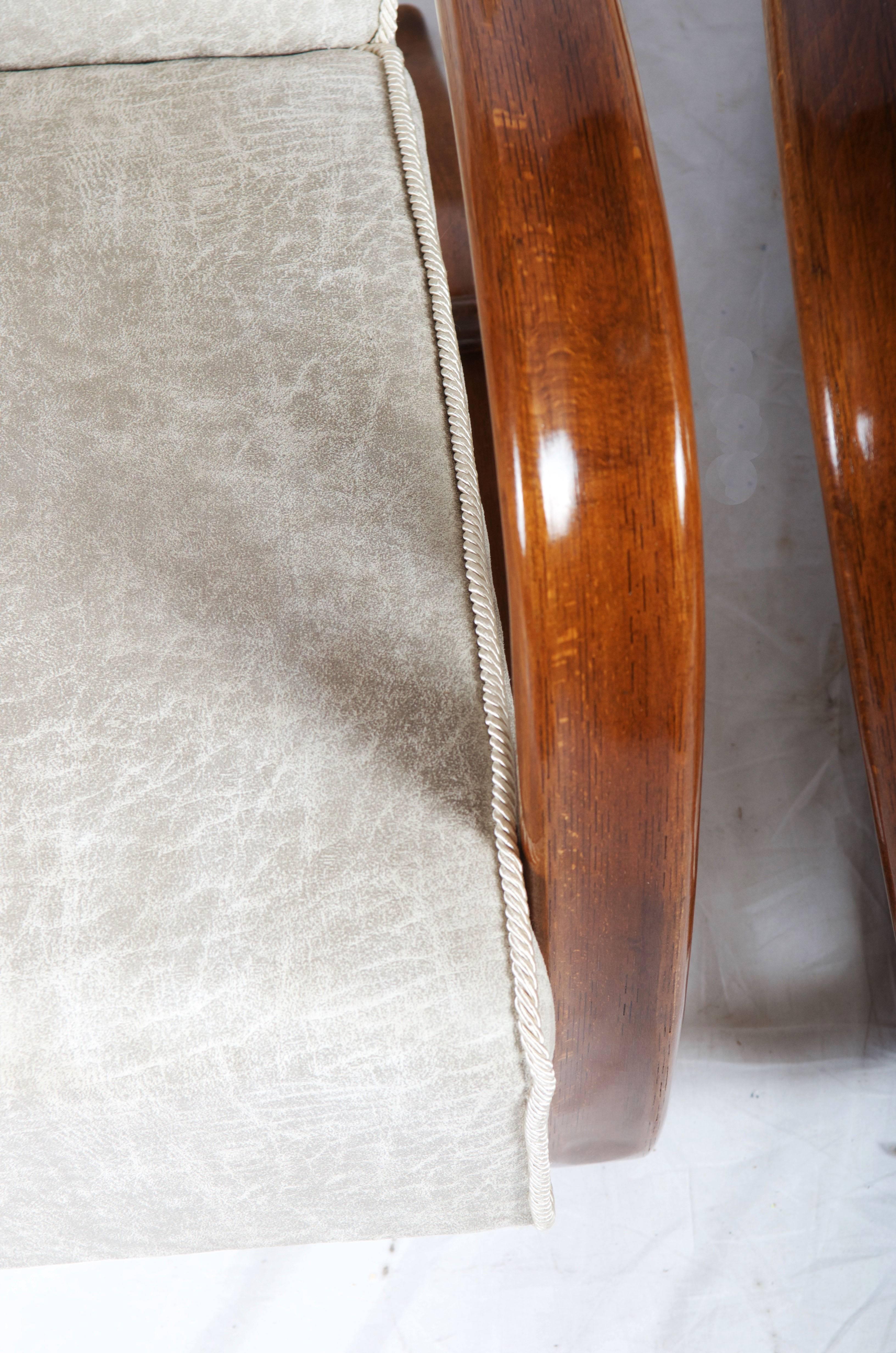 Sillón Art Déco Thonet H269 de Jindrich Halabala en venta 3