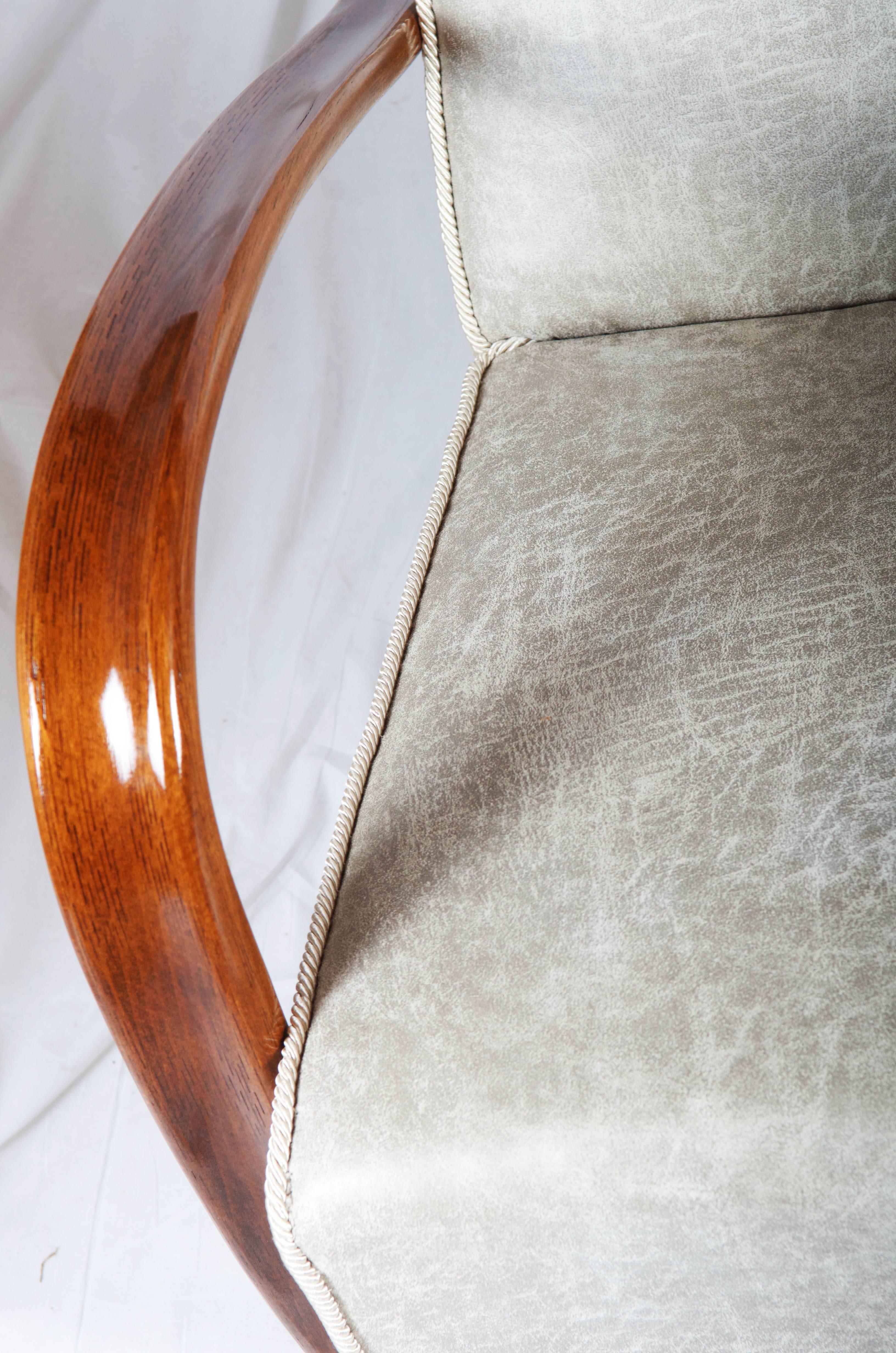 Sillón Art Déco Thonet H269 de Jindrich Halabala en venta 1