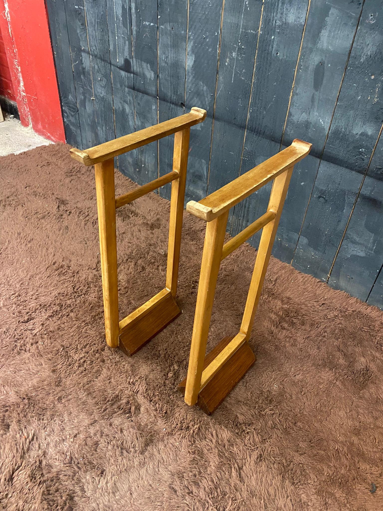 Mid-20th Century Pair of Art Deco Trestles, in the Style of Jean Michel Frank, circa 1930 For Sale