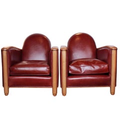 Pair of Art Deco Tub Chairs