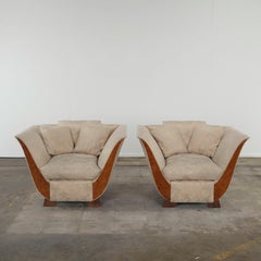 Pair of Art Deco Tulip Chairs, 1930s