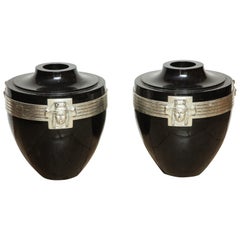 Pair of Art Deco Urns