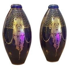 Pair of Art Deco Vases by Pinon-Heuzé