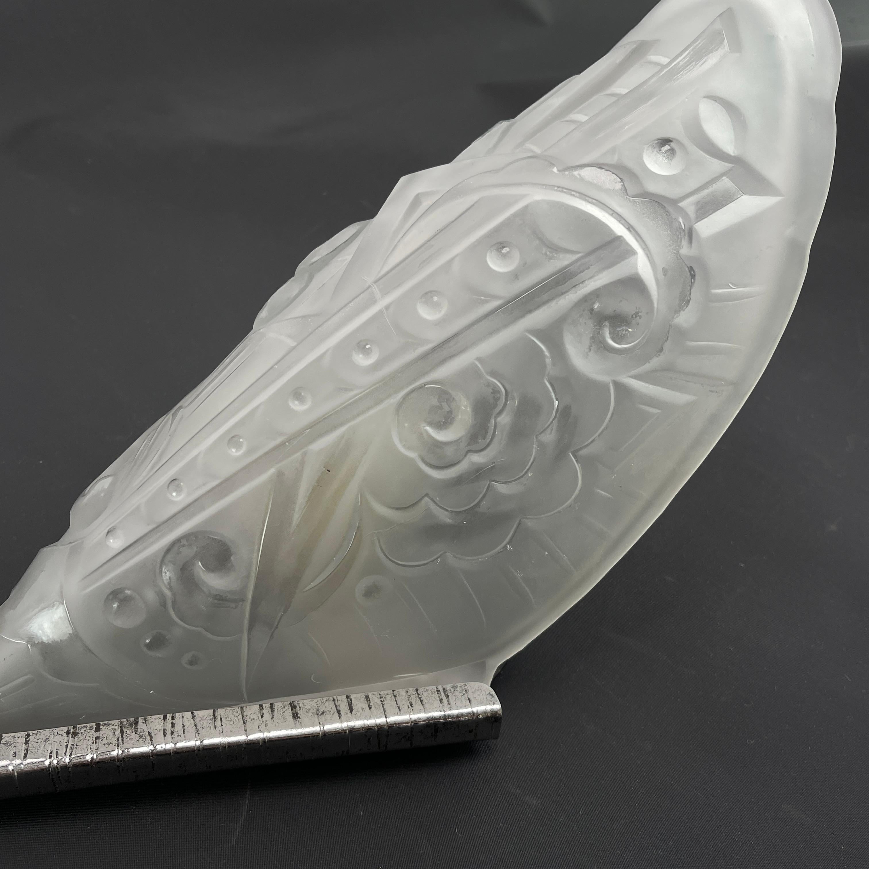 Pareja de apliques ART DECO lámpara de apliques, años 30 Francés en venta