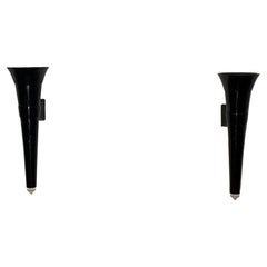 Pair of Art Deco wall lights, 1970s