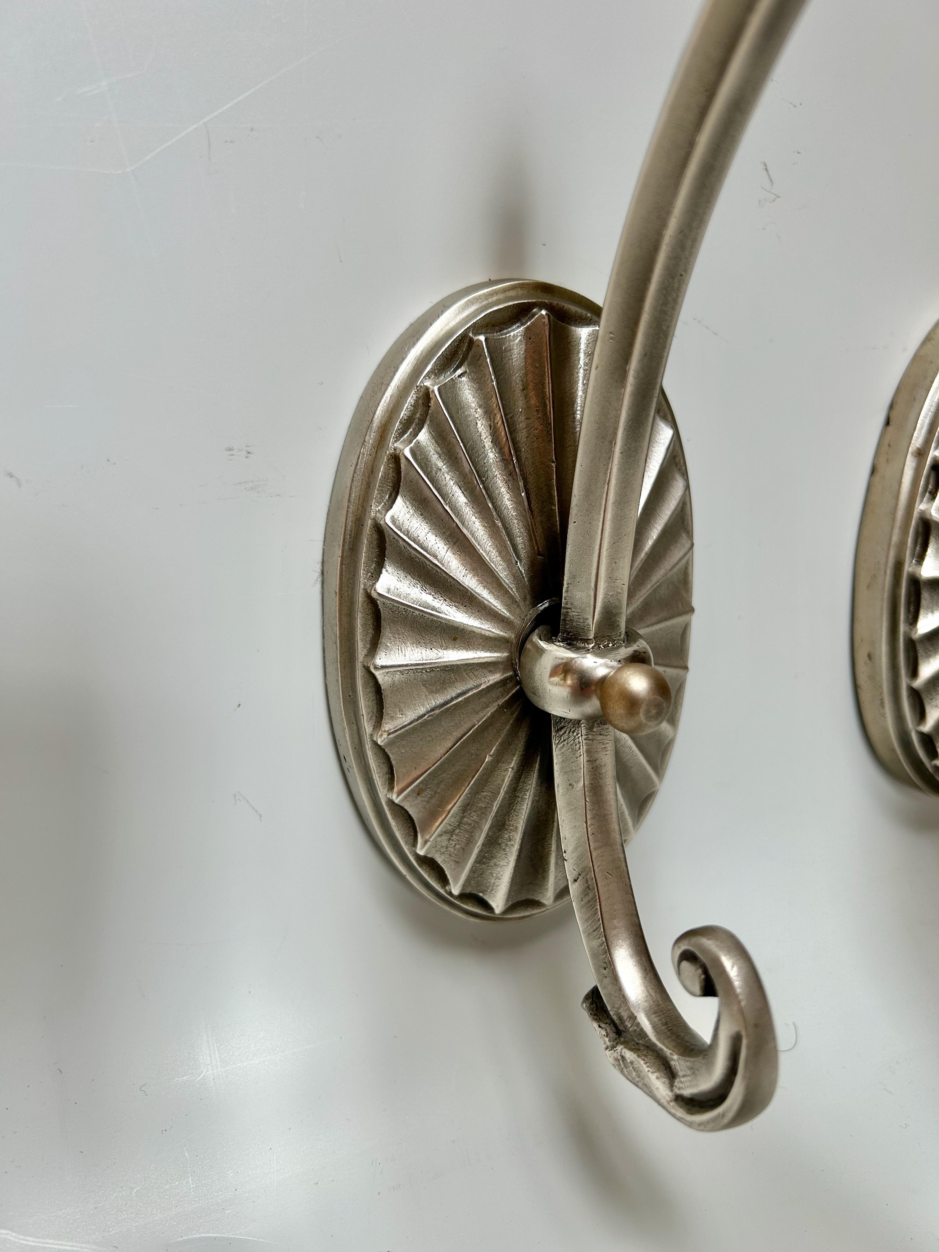 Paire d'appliques Wall&Deco circa 1940 en vente 1