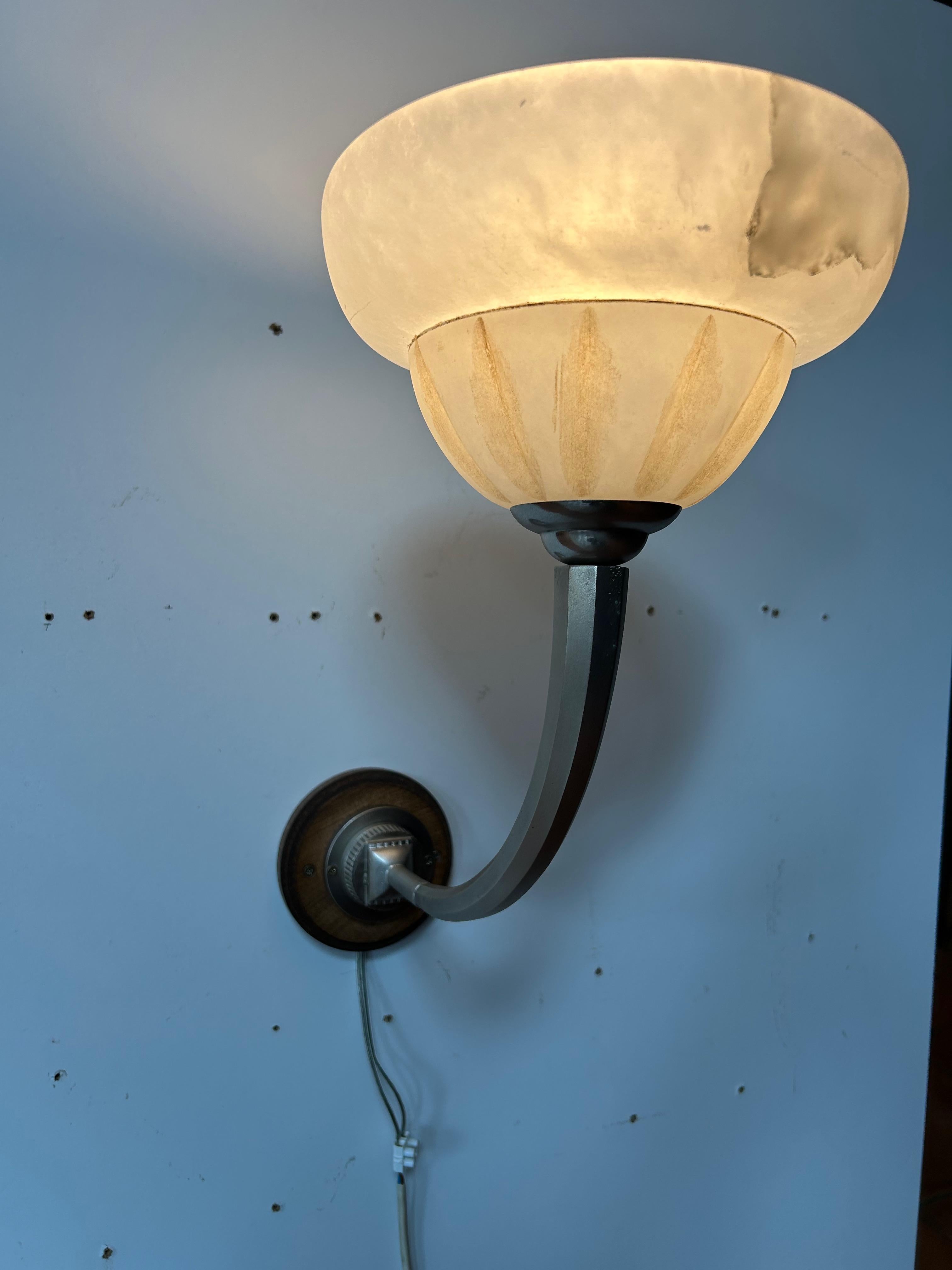 Pair of Art Deco wall lights For Sale 6