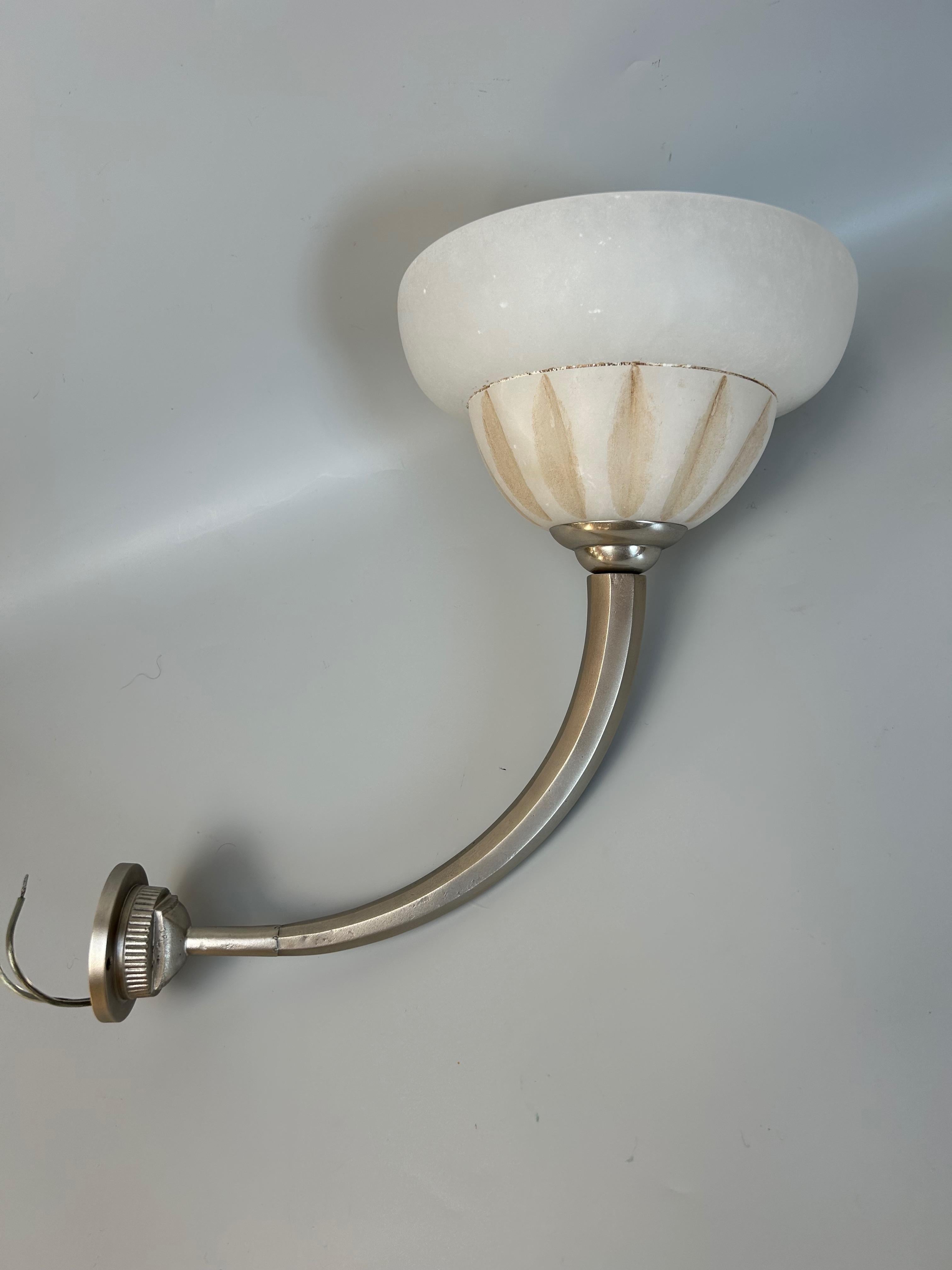 Pair of Art Deco wall lights For Sale 2
