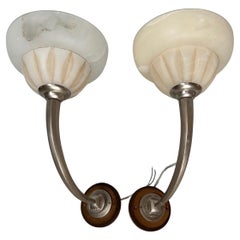 Pair of Art Deco wall lights