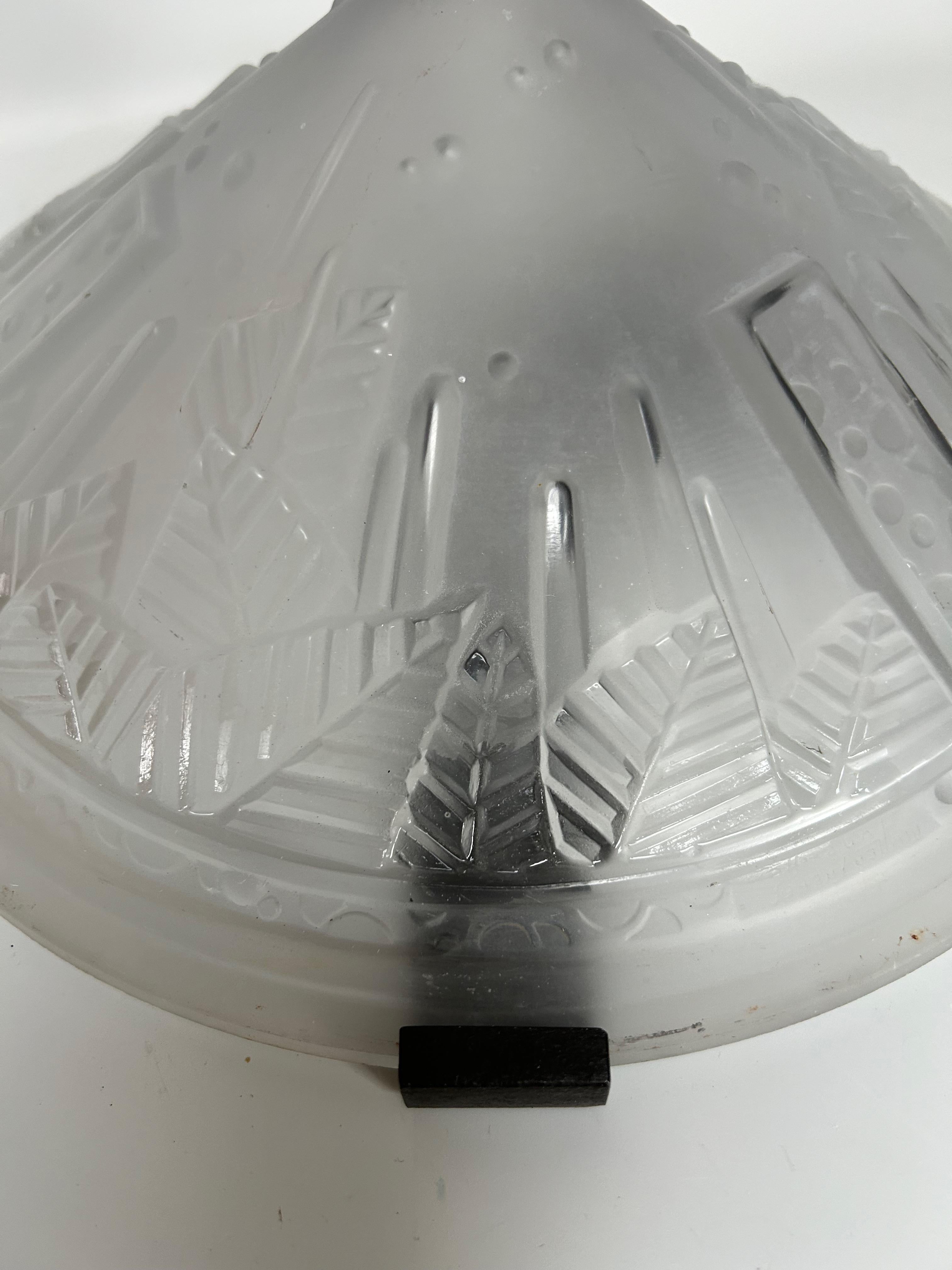 Pareja de apliques Art Déco de Muller Frères en Excelente estado para la venta en NANTES, FR