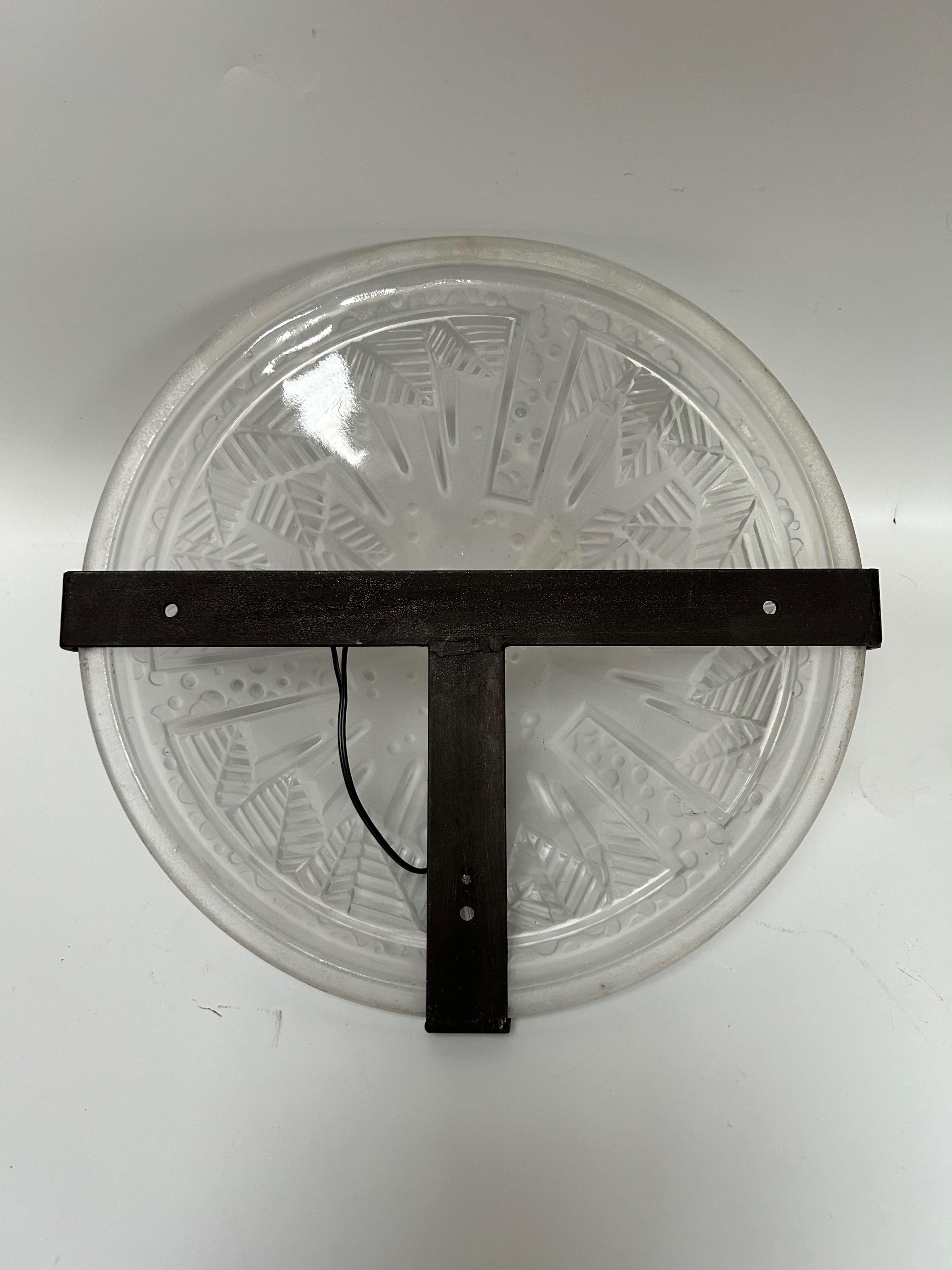 Pareja de apliques Art Déco de Muller Frères siglo XX en venta