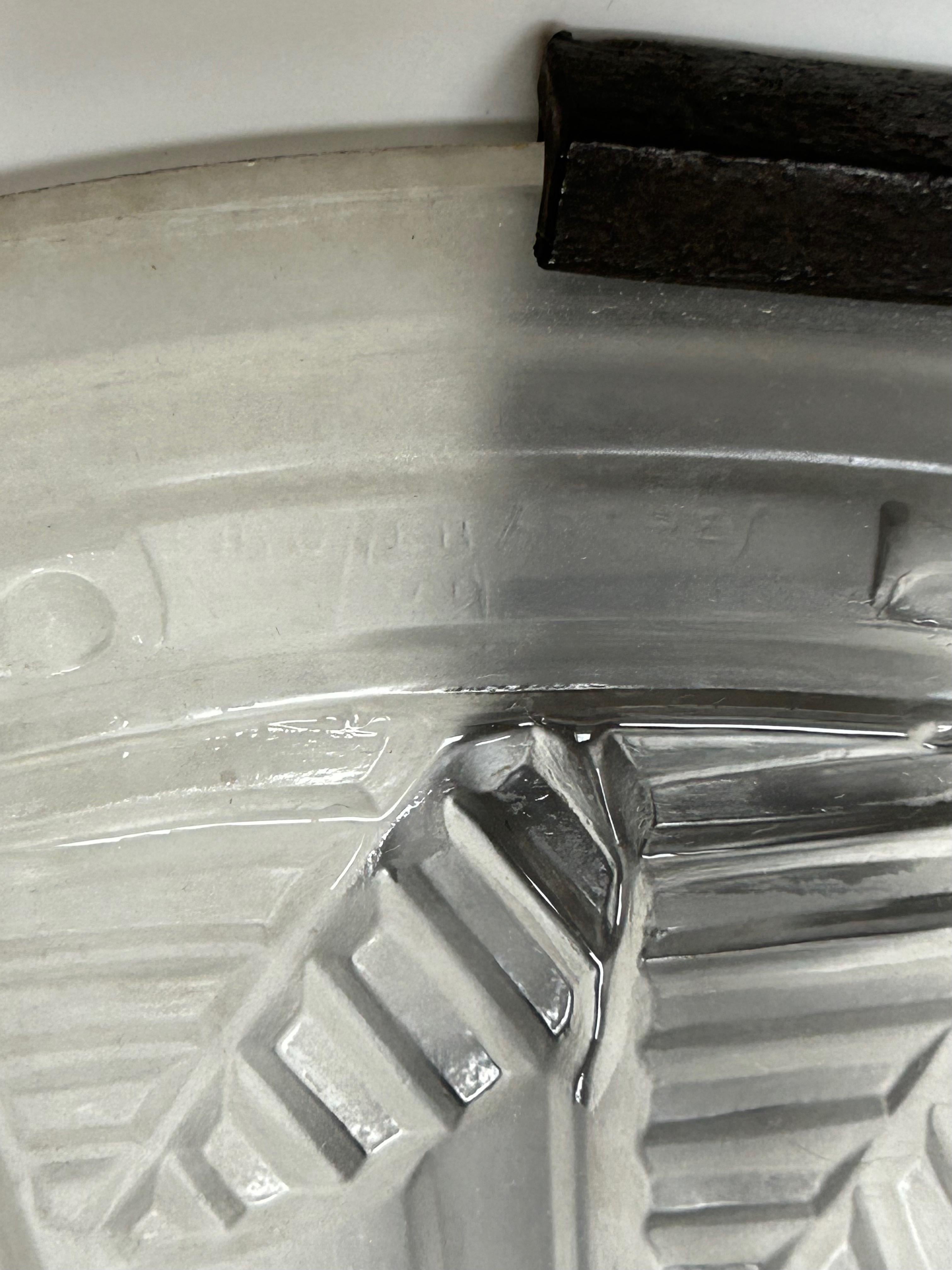 Pareja de apliques Art Déco de Muller Frères Metal en venta