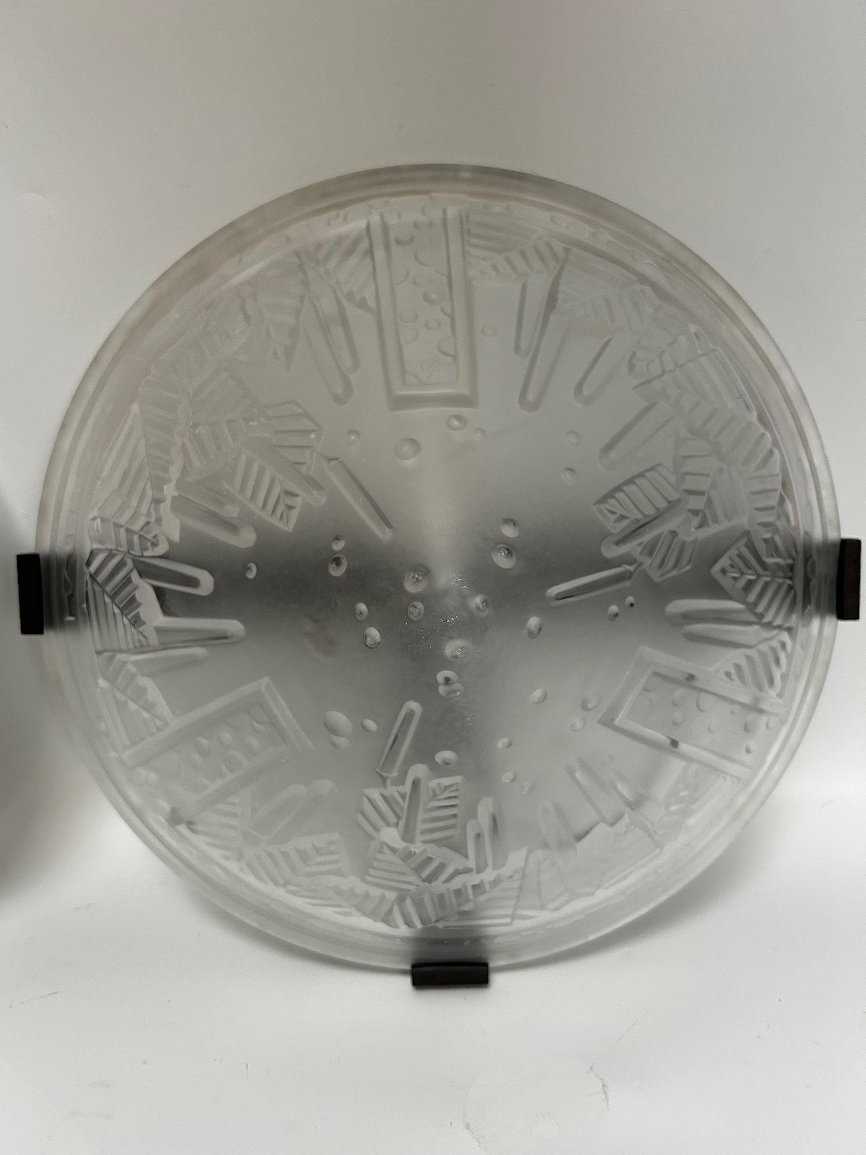 Pareja de apliques Art Déco de Muller Frères en venta 2