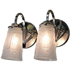 of Art Deco Wall Sconce by Muller Freres