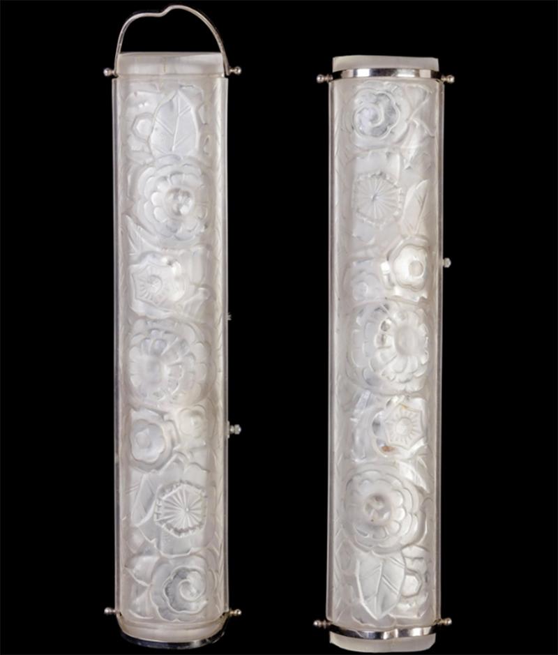 Pair of Art Deco Wall Sconces by Sabino 4