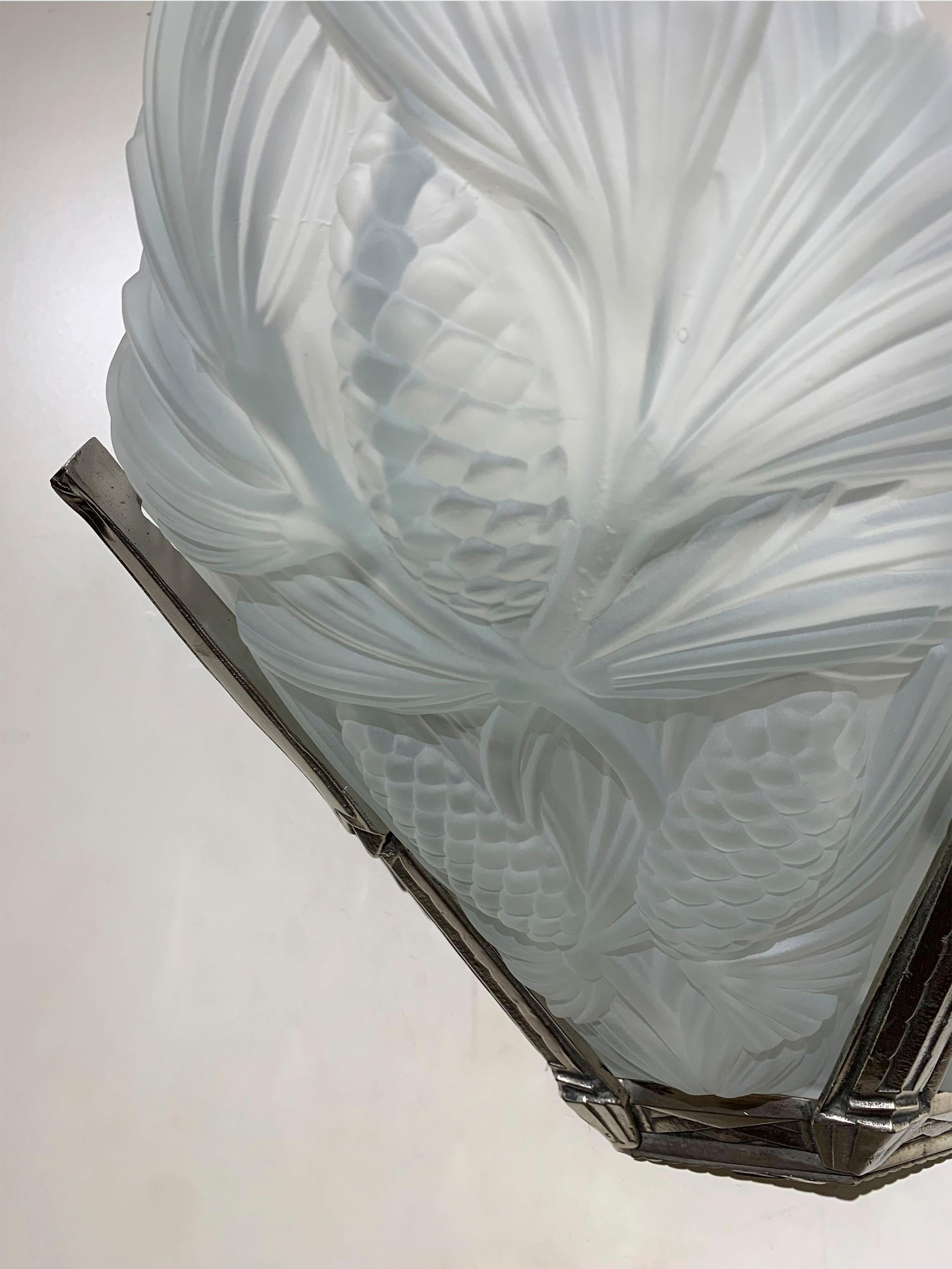 Coppia di lampade da parete Art Déco - Sabino - firmate 