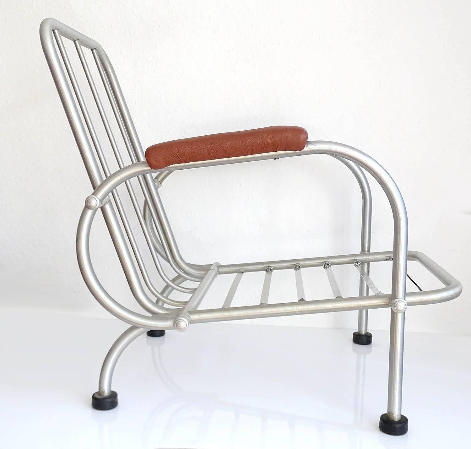  Pair of 1930s Art Deco Warren McArthur Lounge Chairs For Sale 6