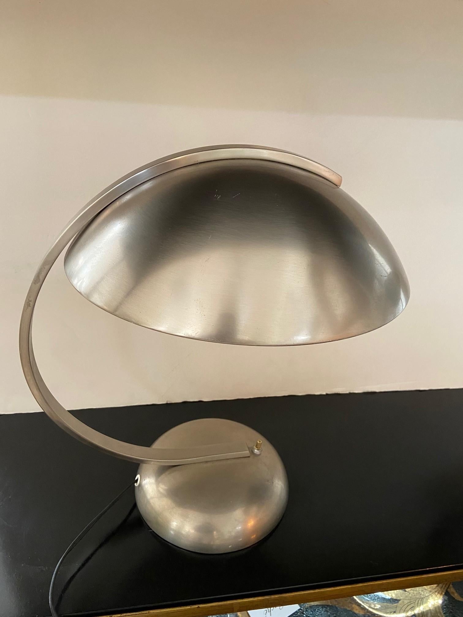 Brass Pair of Art Deco Woka Desk Lamps For Sale