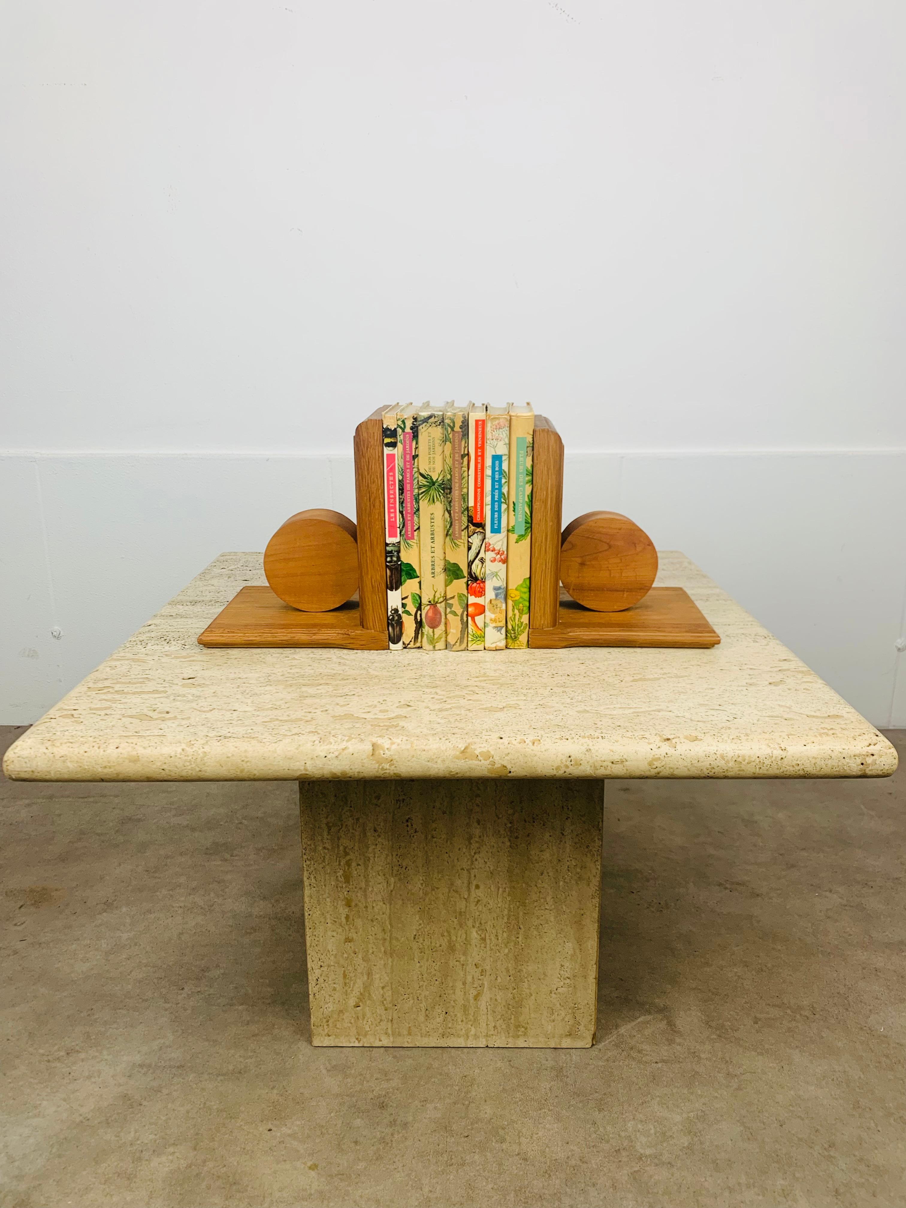 Francese Coppia di fermalibri in legno Art Déco, anni '40, Francia in vendita