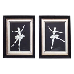 Pair of Art Moderne Ballerina Prints