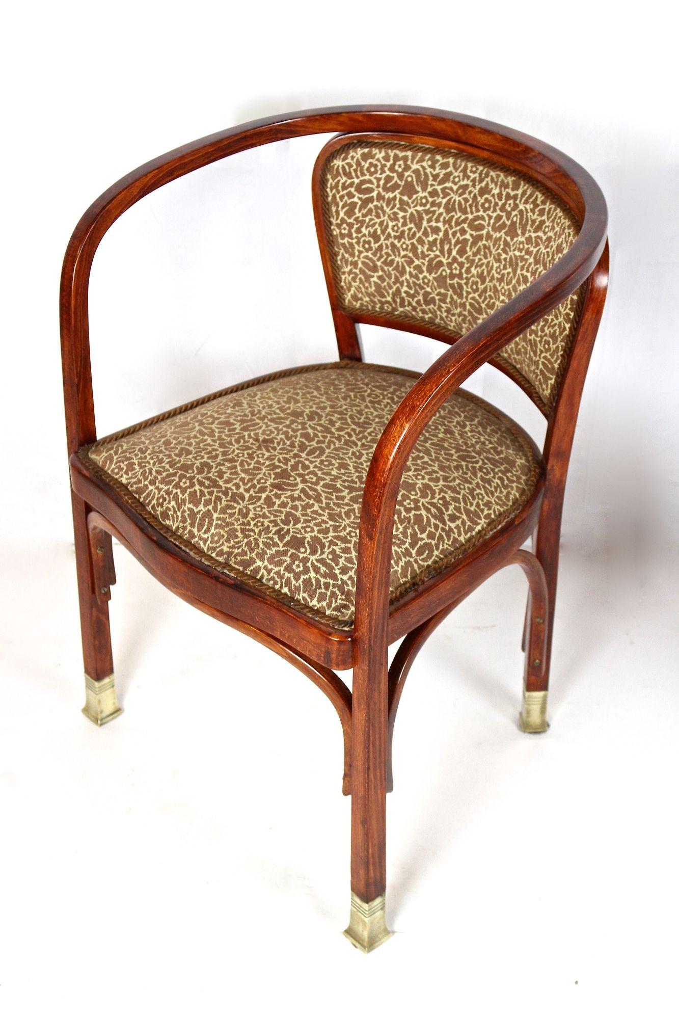 Paire de fauteuils Art nouveau de Gustav Siegel pour J&J Kohn, Autriche, vers 1905 en vente 7