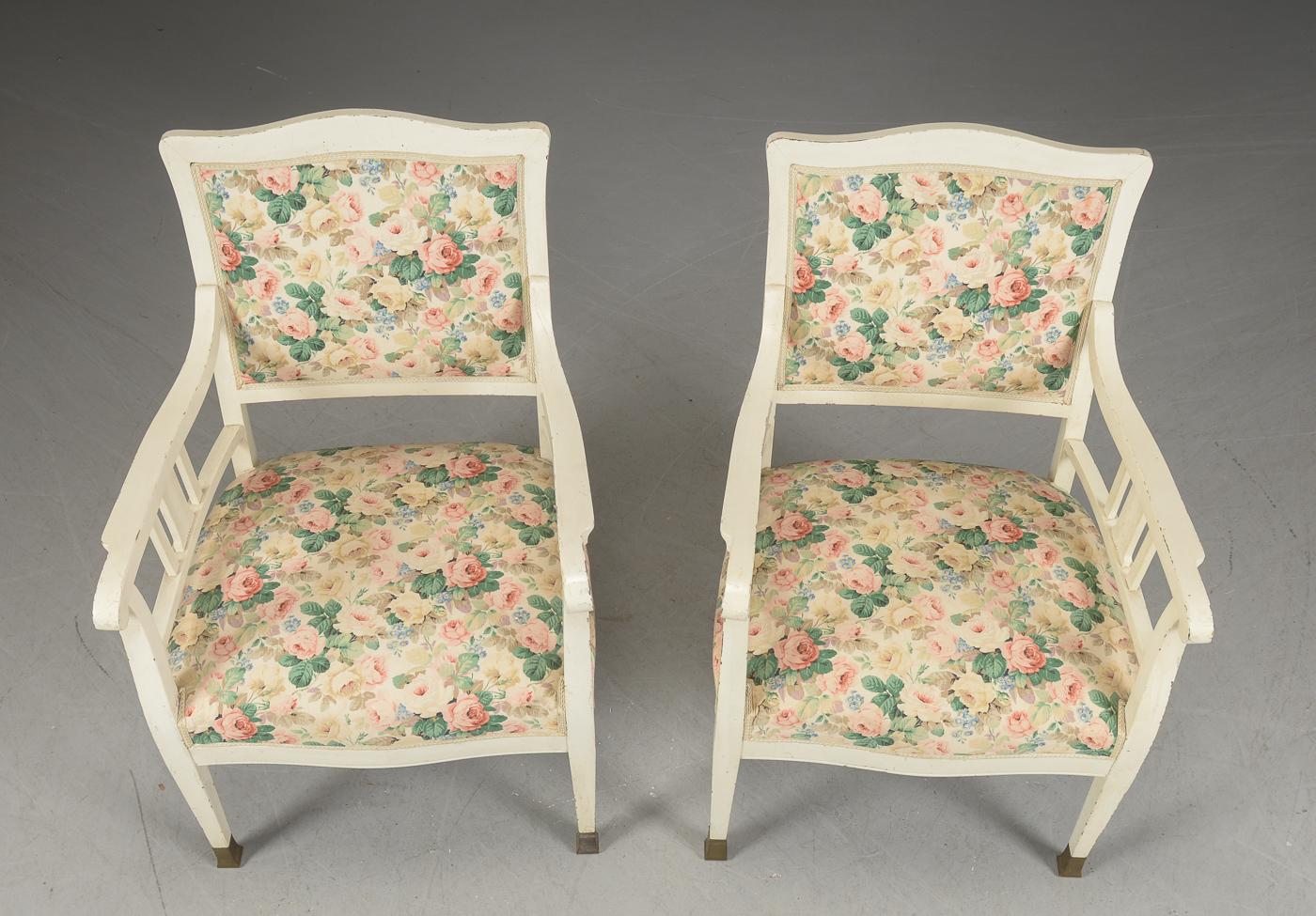 German Pair of Art Nouveau Armchairs For Sale