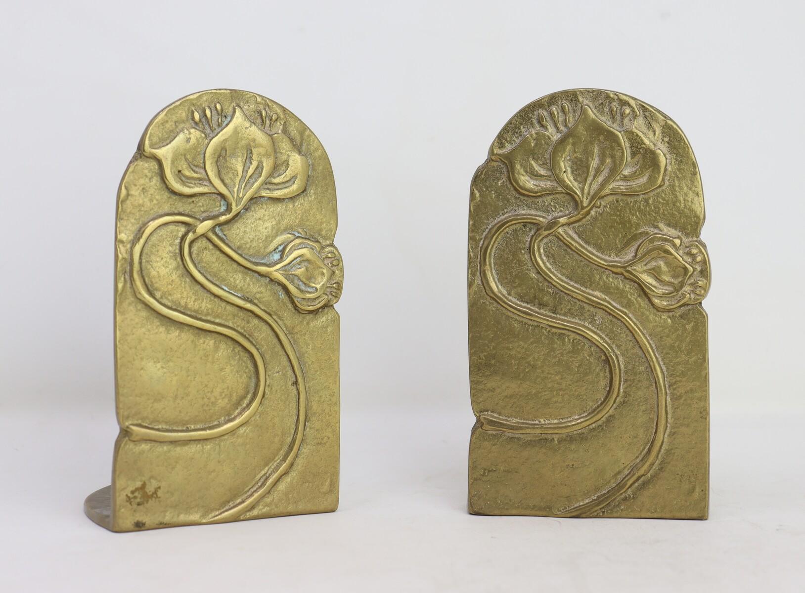 Pair Of Art Nouveau Bookends
