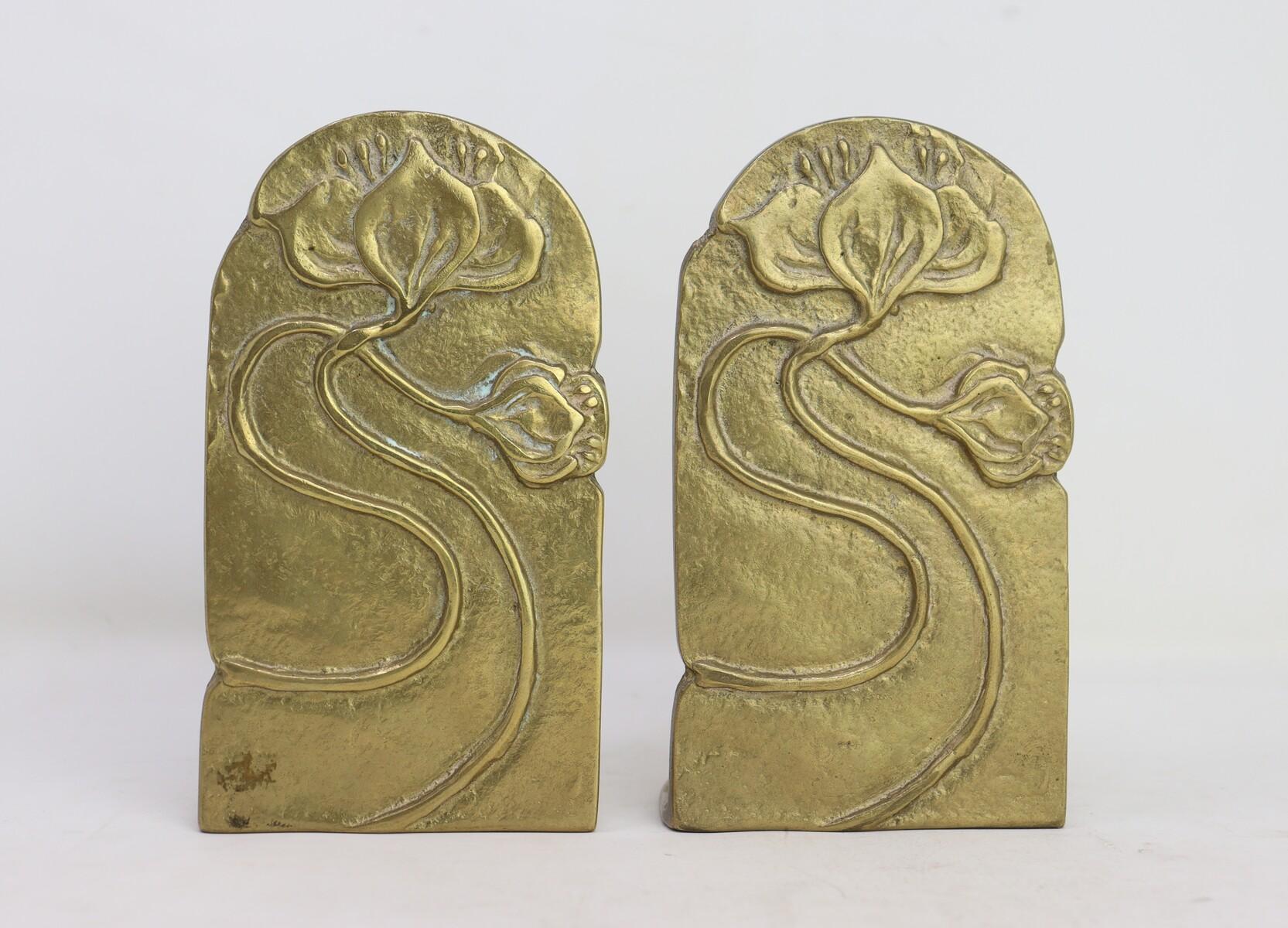 European Pair Of Art Nouveau Bookends For Sale