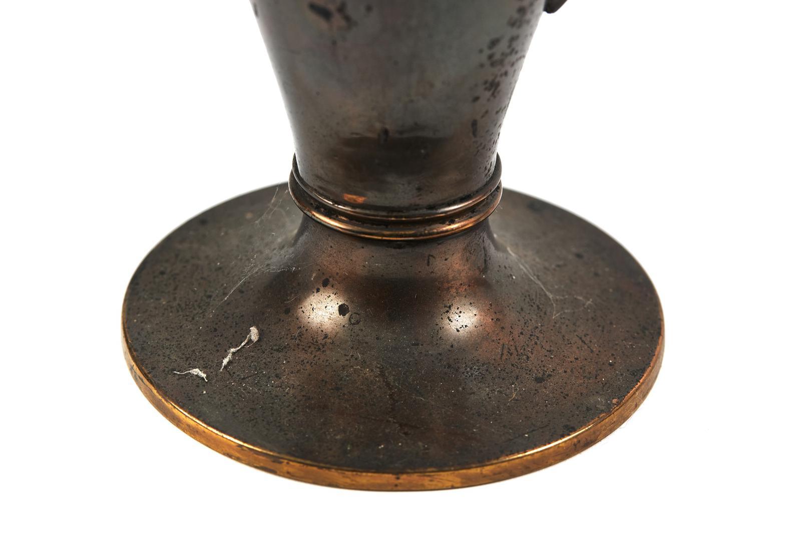 Coppia di vasi in bronzo in stile liberty In condizioni buone in vendita a Ipswich, GB