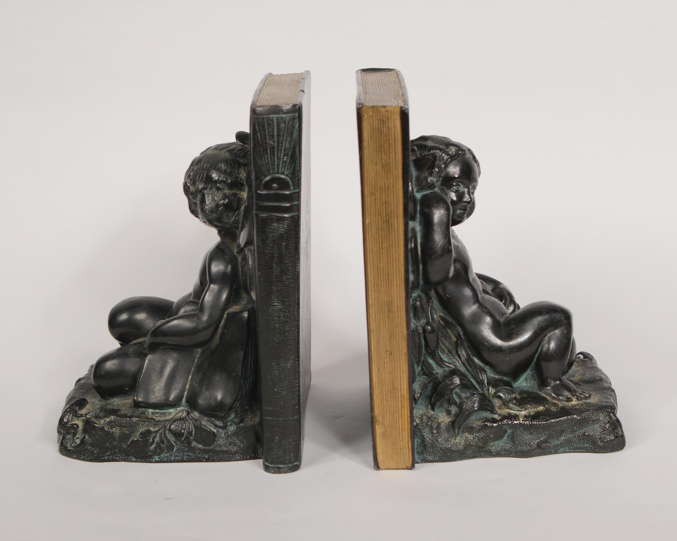 gold butterfly bookends