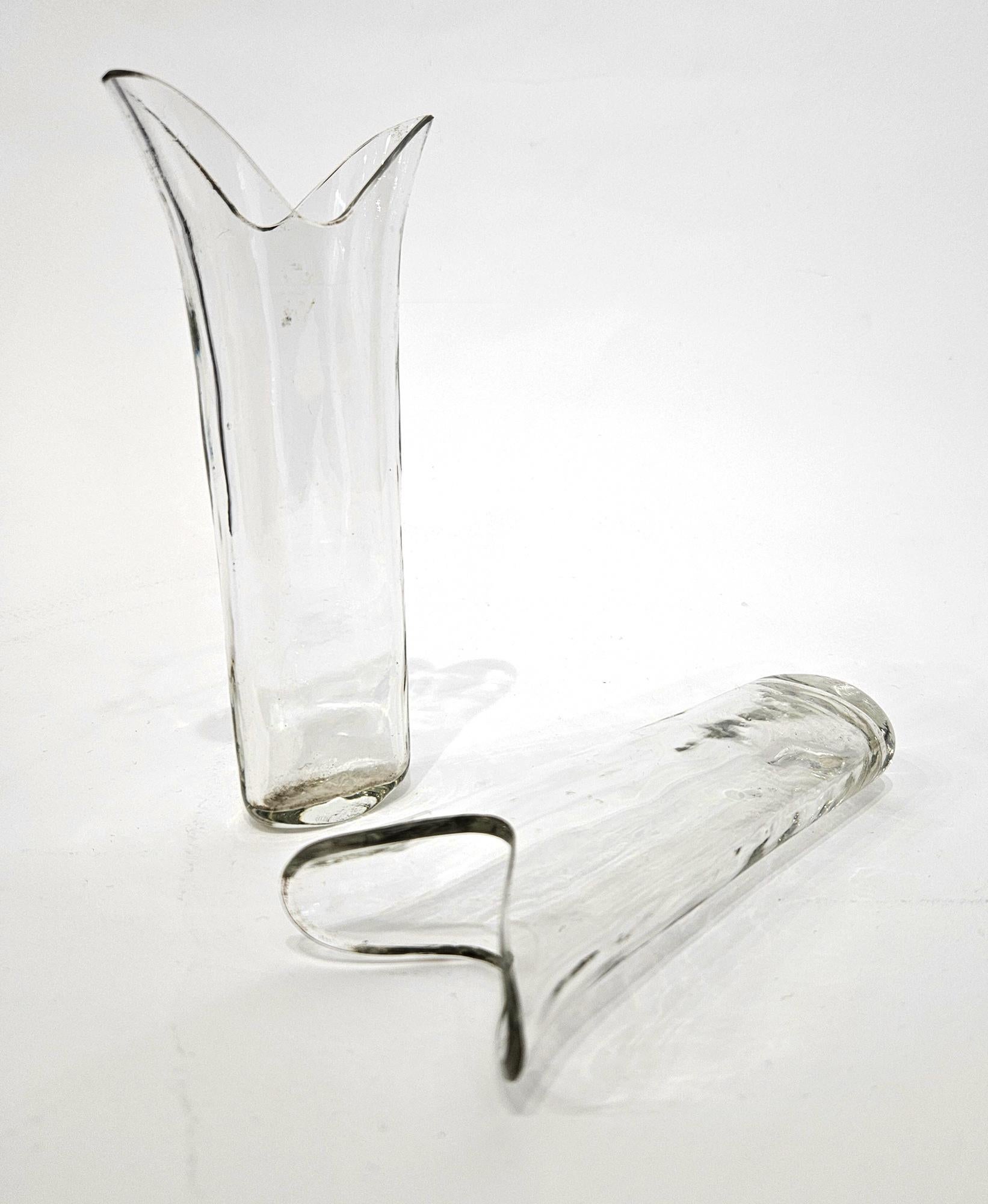 Coppia di vasi da fata in stile Art Nouveau con rivestimenti originali in vetro, inglese, c.C. 1900 in vendita 10