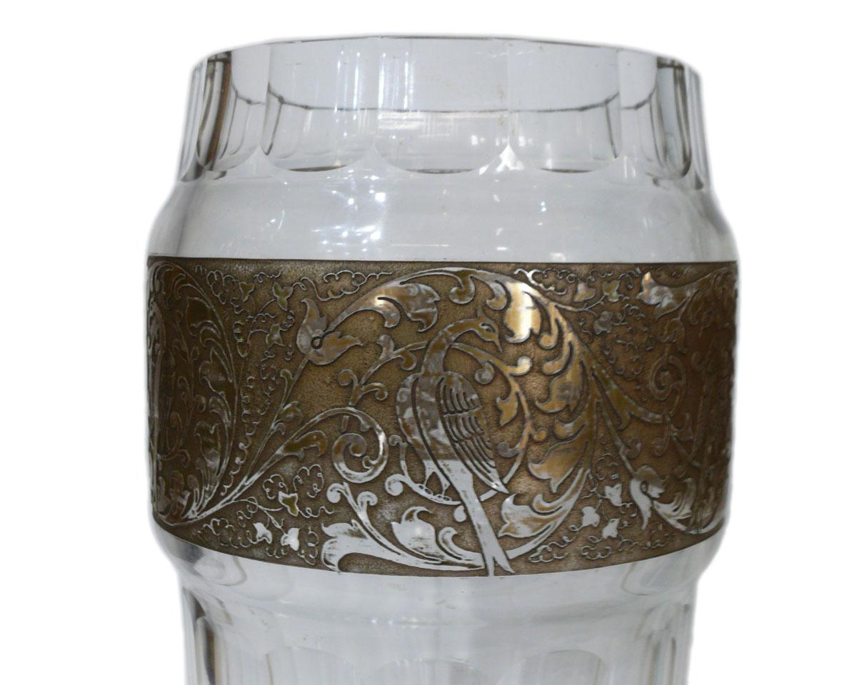 Ceco Coppia di bicchieri art nouveau Moser glass works in vendita