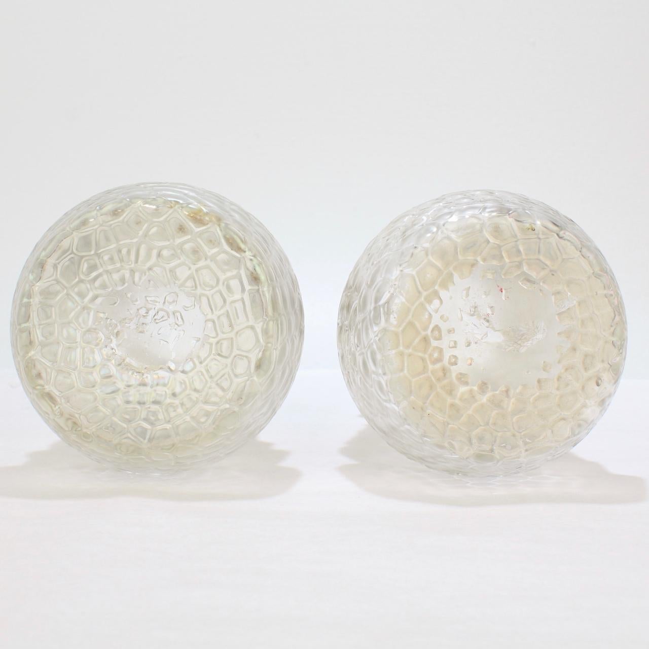 Coppia di vasi in vetro artistico Art Nouveau Loetz Glass in vendita 2