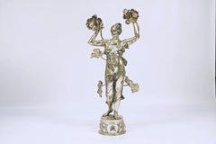 Art Nouveau Table Lamps by Christofle, Silverplated, Austria, 1910