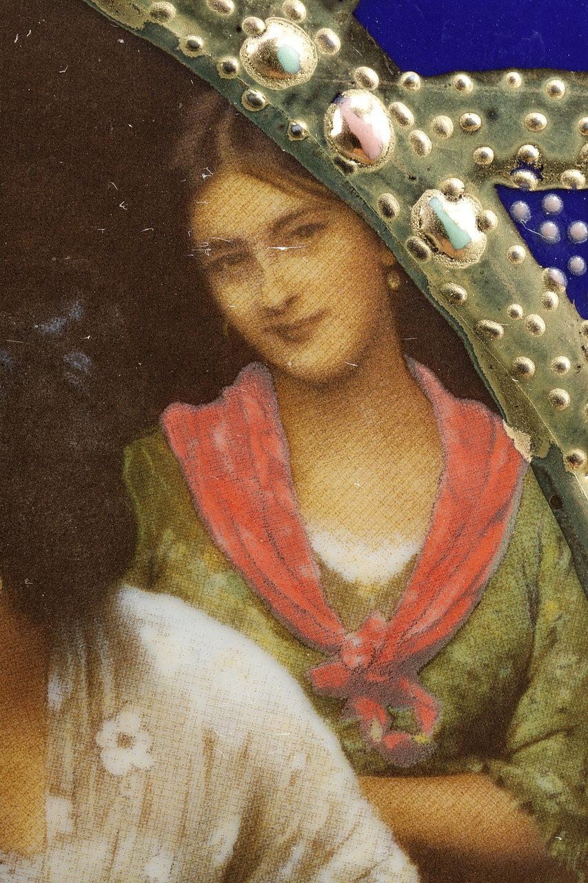 Jugendstilvasen aus Limoges-Porzellan, 19. Jahrhundert, Paar im Angebot 4