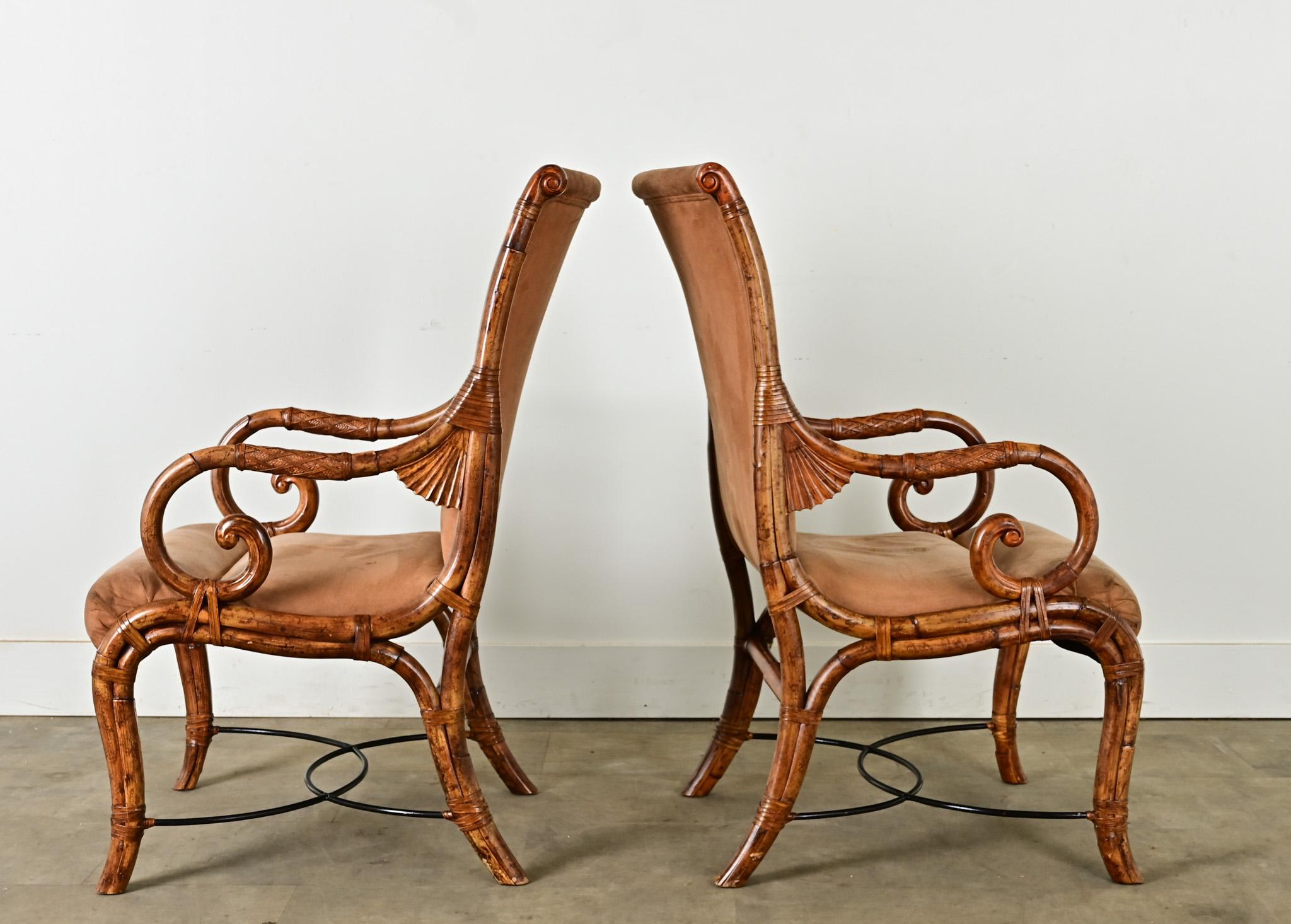 Coppia di sedie da salotto in stile Art Nouveau in vendita 3
