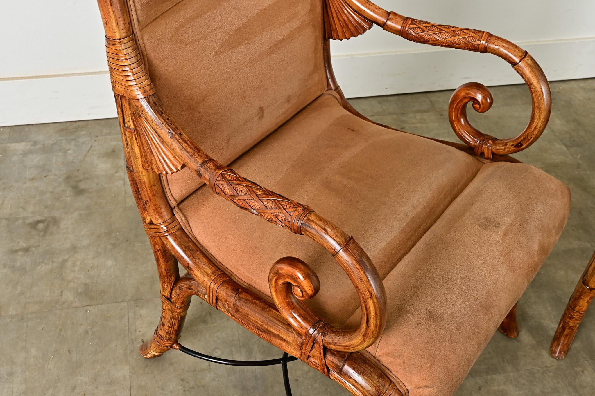 Coppia di sedie da salotto in stile Art Nouveau in vendita 4