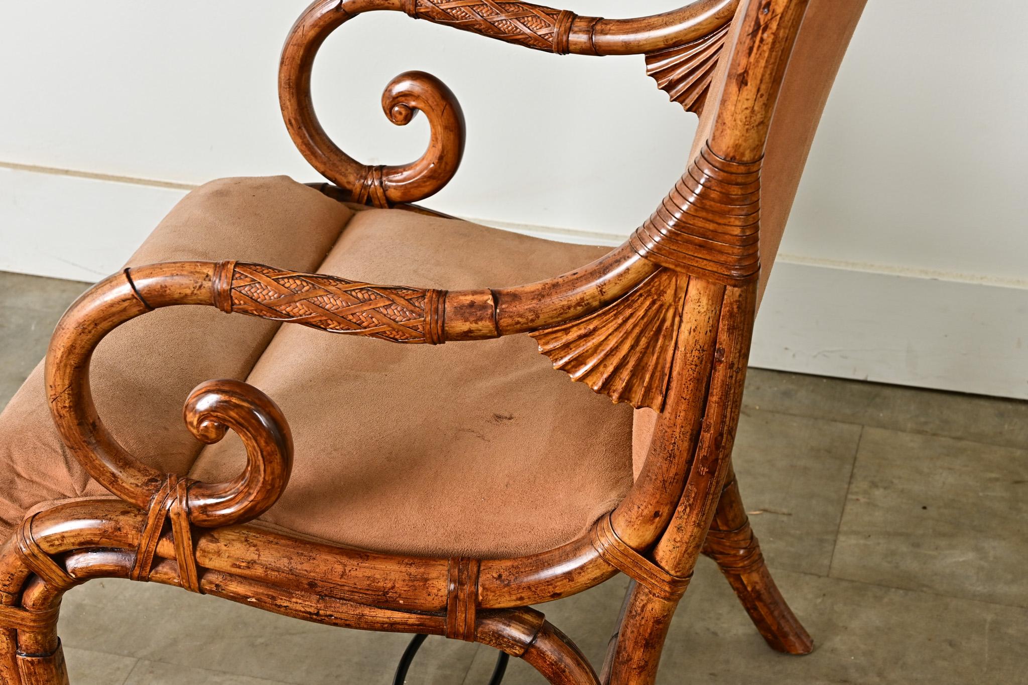 Coppia di sedie da salotto in stile Art Nouveau in vendita 5