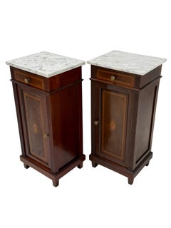 Pair of Art Nouveau Nightstands or Bedside Tables, 1900s