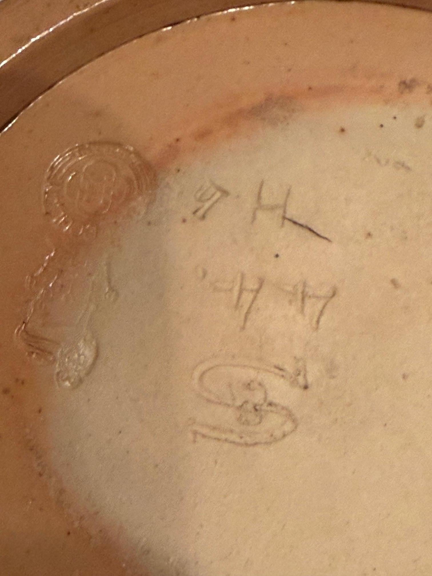 Paar Jugendstil-Vasen von Royal Daulton Lamberth Pottery im Angebot 3