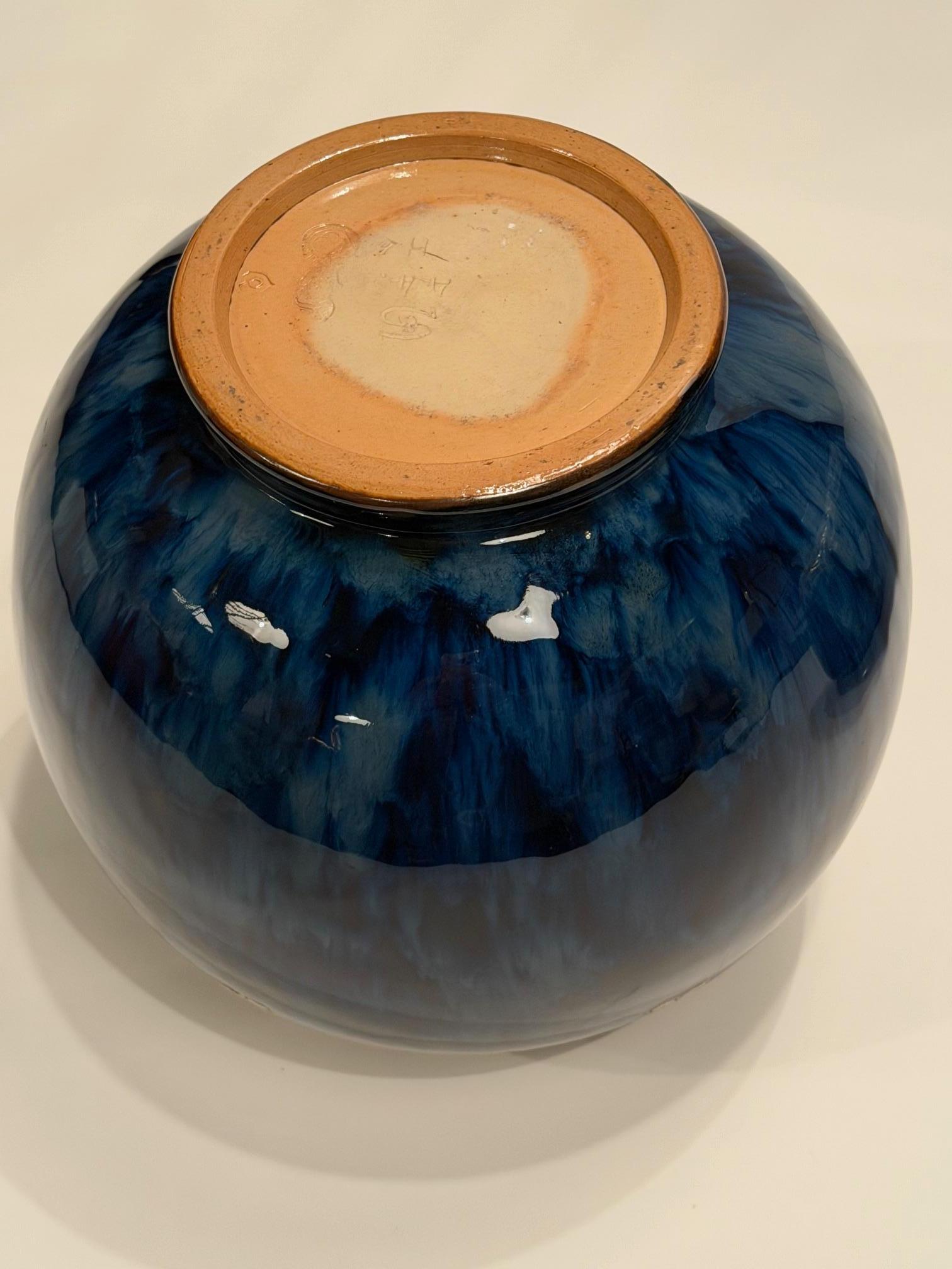 Paar Jugendstil-Vasen von Royal Daulton Lamberth Pottery im Angebot 1