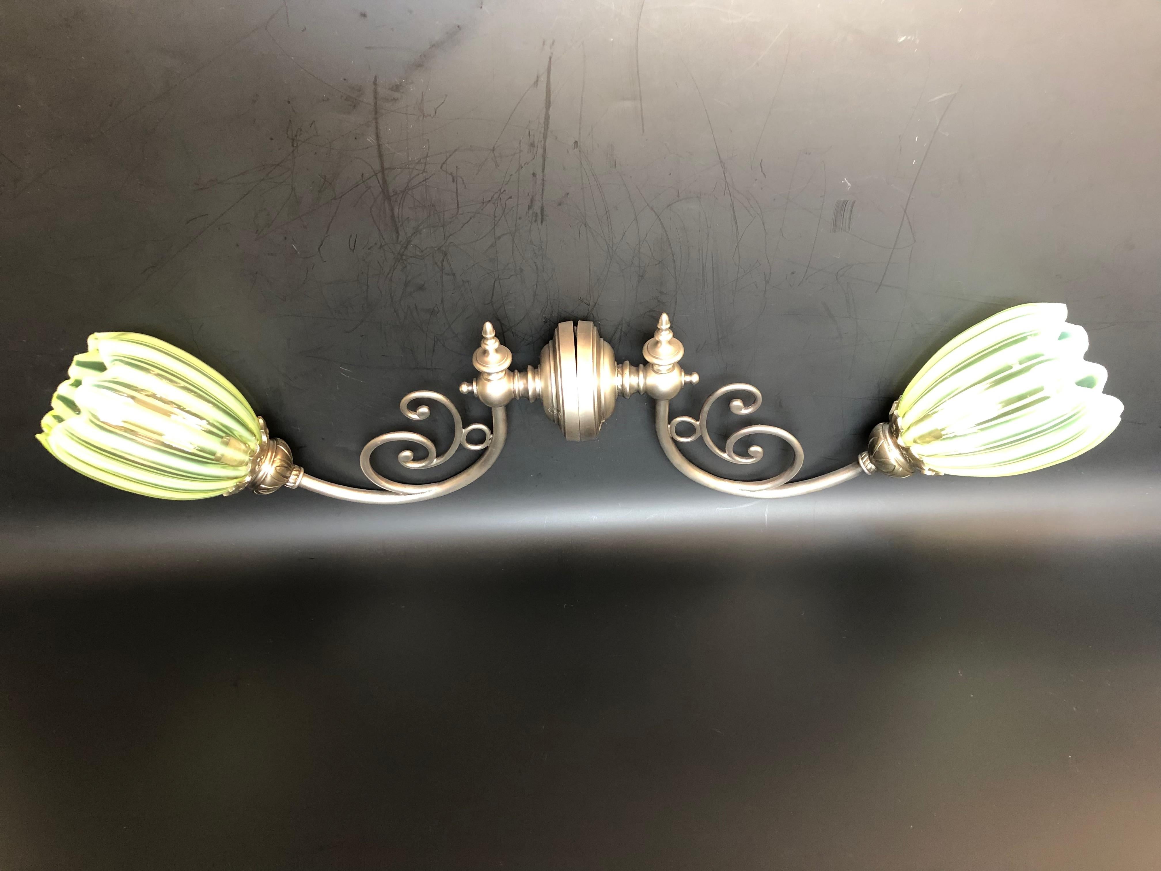 Pair of Art Nouveau Sconces in the Style of Was Benson 4