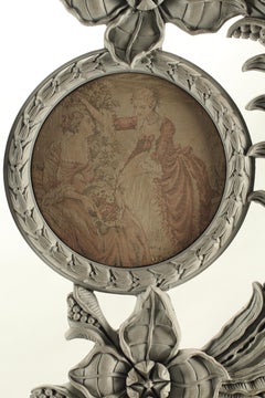 Pair of Large Art Nouveau Style Wall Ornaments, 20th c. French