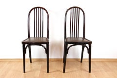Pair Of Art Nouveau Thonet Chairs by Josef Hoffmann, 1st edition! - CZ ca. 1906