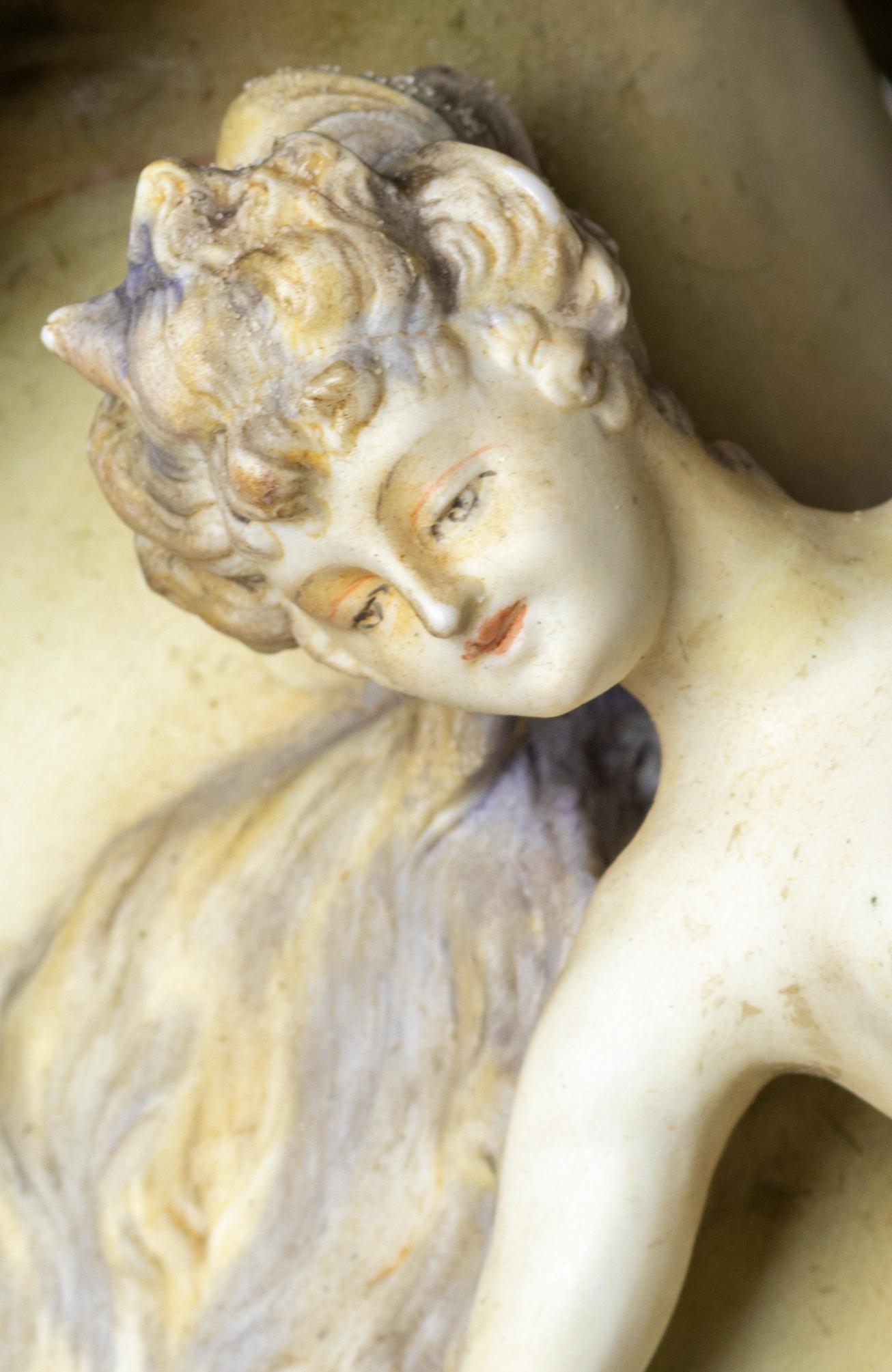 Pareja De Jarrones Art Nouveau, Karl Ens Volkstedt, (circa 1896) Alemán en venta