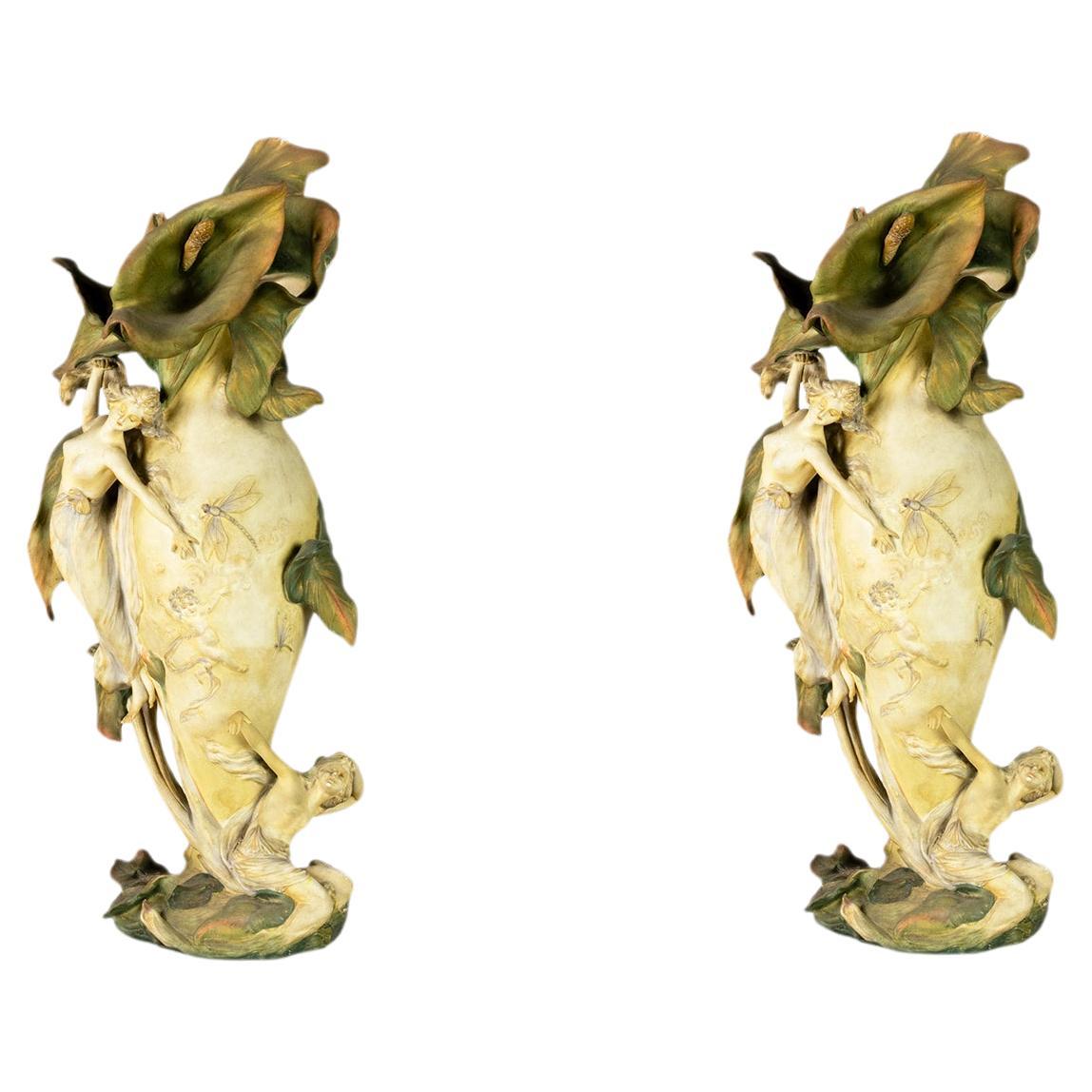 Hand-Carved Vases and Vessels