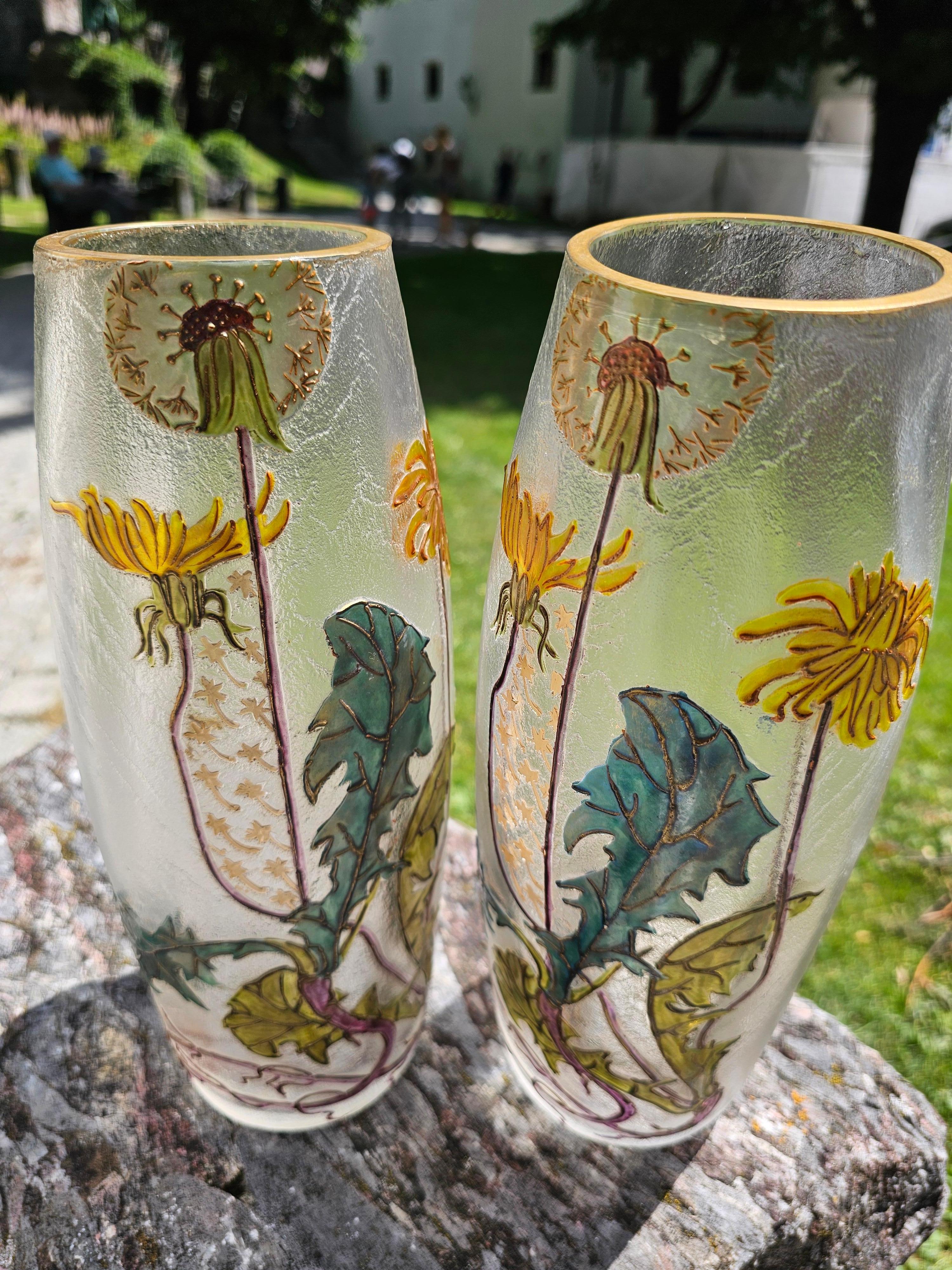Paire de vases Art Nouveau Legras Et Cie en vente 1