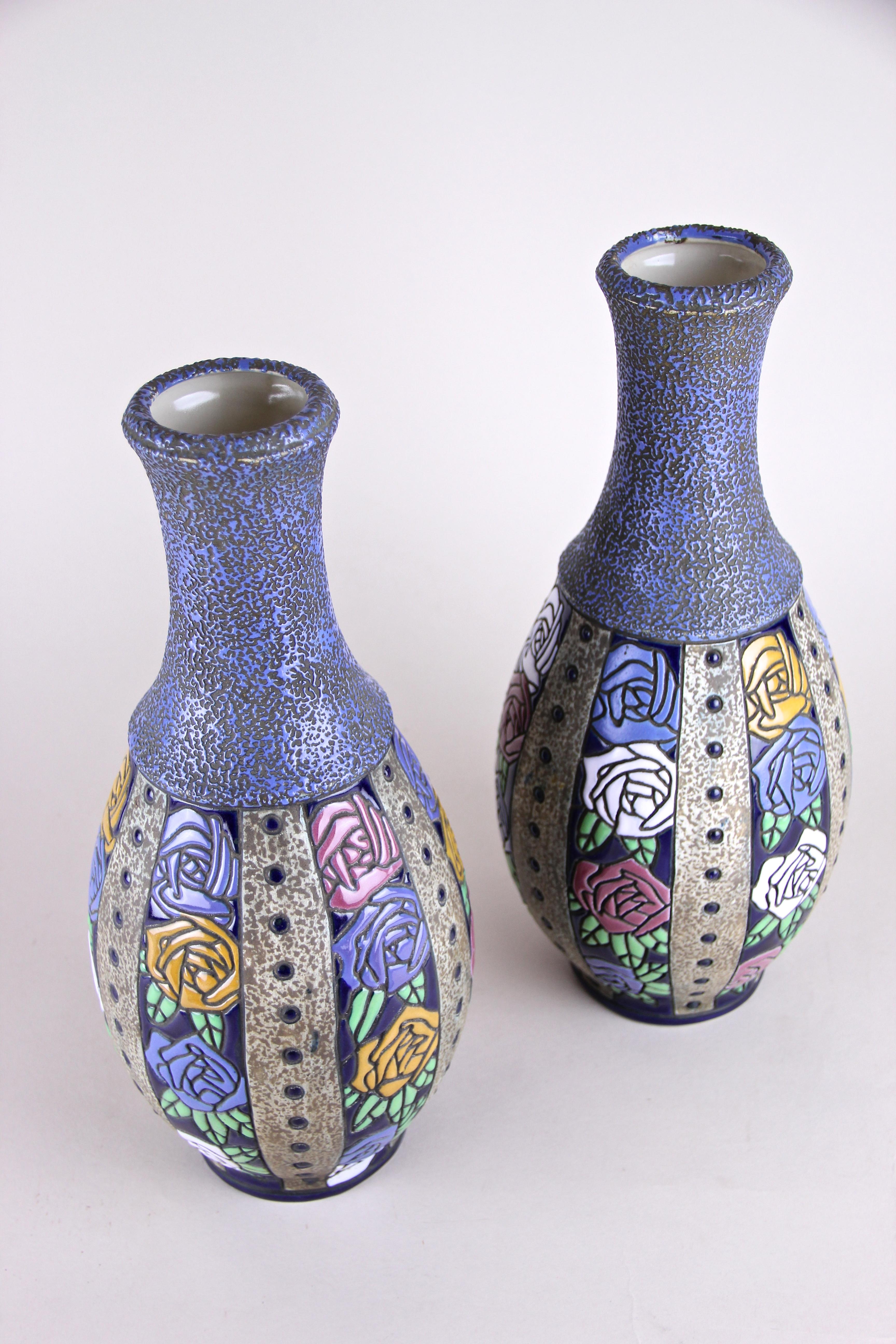 Pair of Art Nouveau Vases 