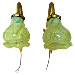 Pair of Art Nouveau wall lights